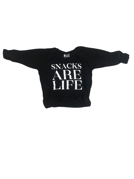 Posh & Cozy - “Snacks Are Life” Sweater - NB-6M