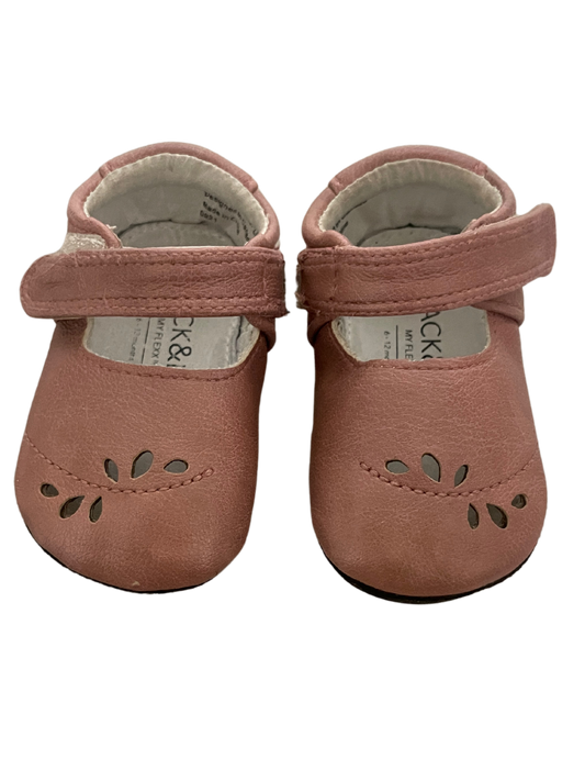 Jack & Lily - Dusty Rose Shoes - 6-12M